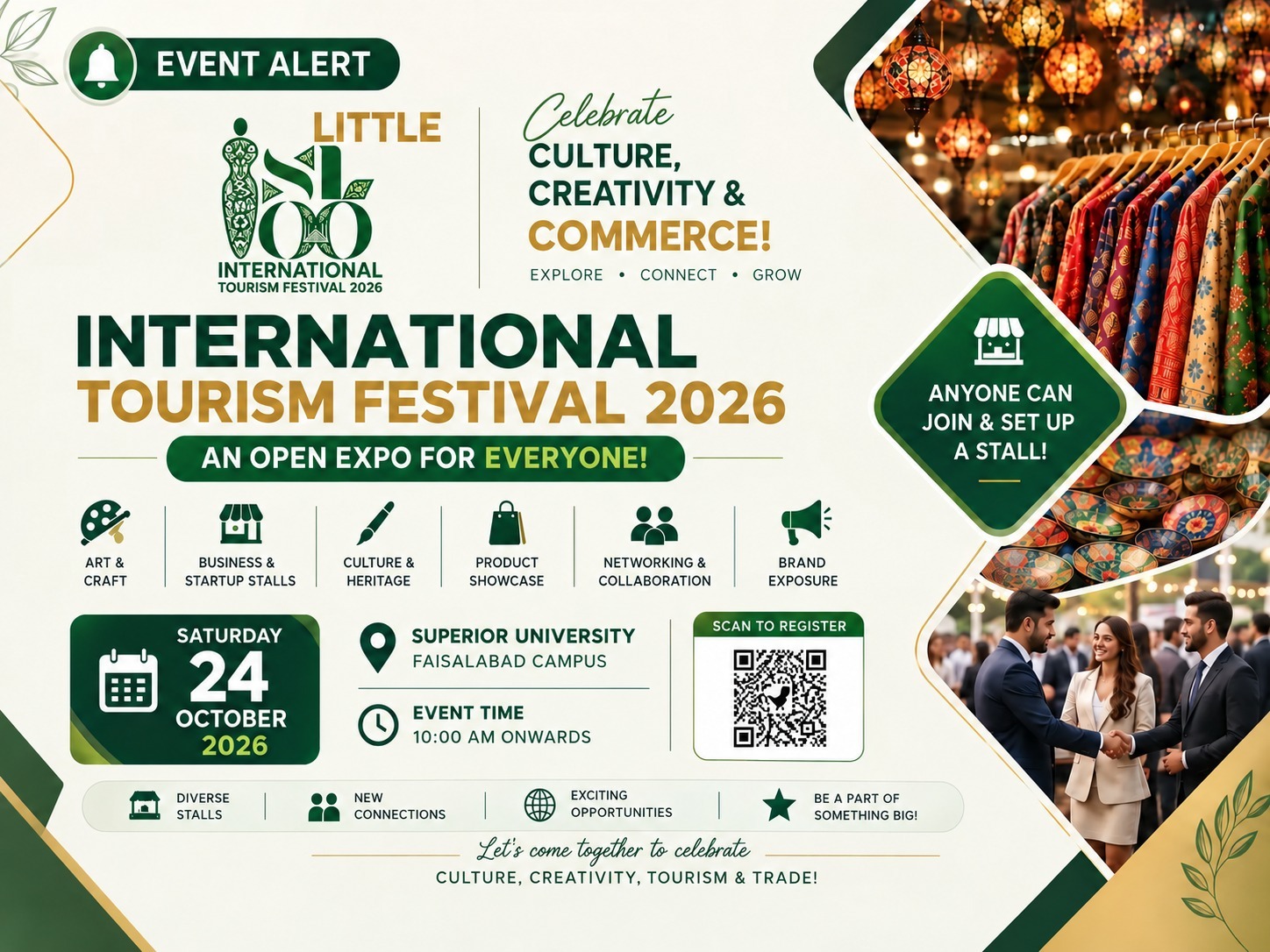 ISLOO International Tourism Festival 2026 at Superior University Faisalabad
